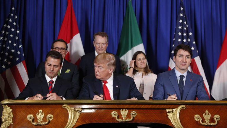 Nieto, Trump, Trudeau