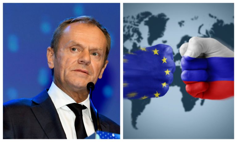 Donald Tusk, Európska únia, Rusko