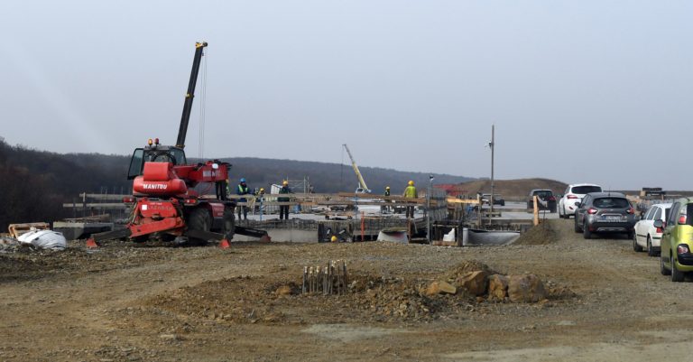 Výstavba úseku D2 Budimír - Bidovce