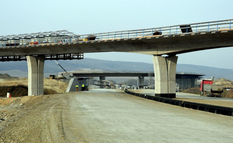 Výstavba úseku D2 Budimír - Bidovce