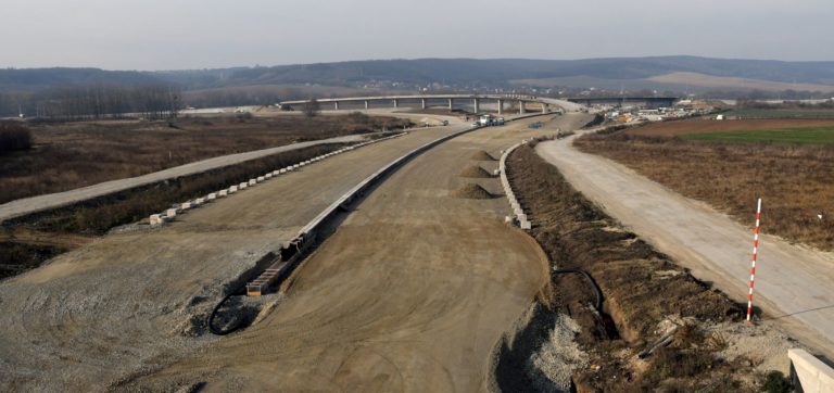 Výstavba úseku D2 Budimír - Bidovce