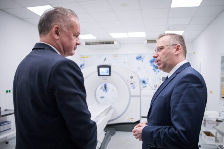 Andrej Kiska, nemocnica novej generácie Michalovce