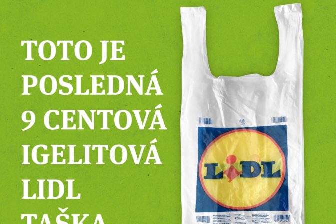 Plastová taška lidl