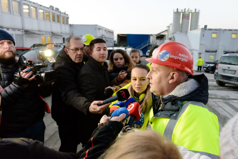 Arpád Érsek, Peter Pellegrini, tunel Višňové, Ministerstvo dopravy a výstavby SR