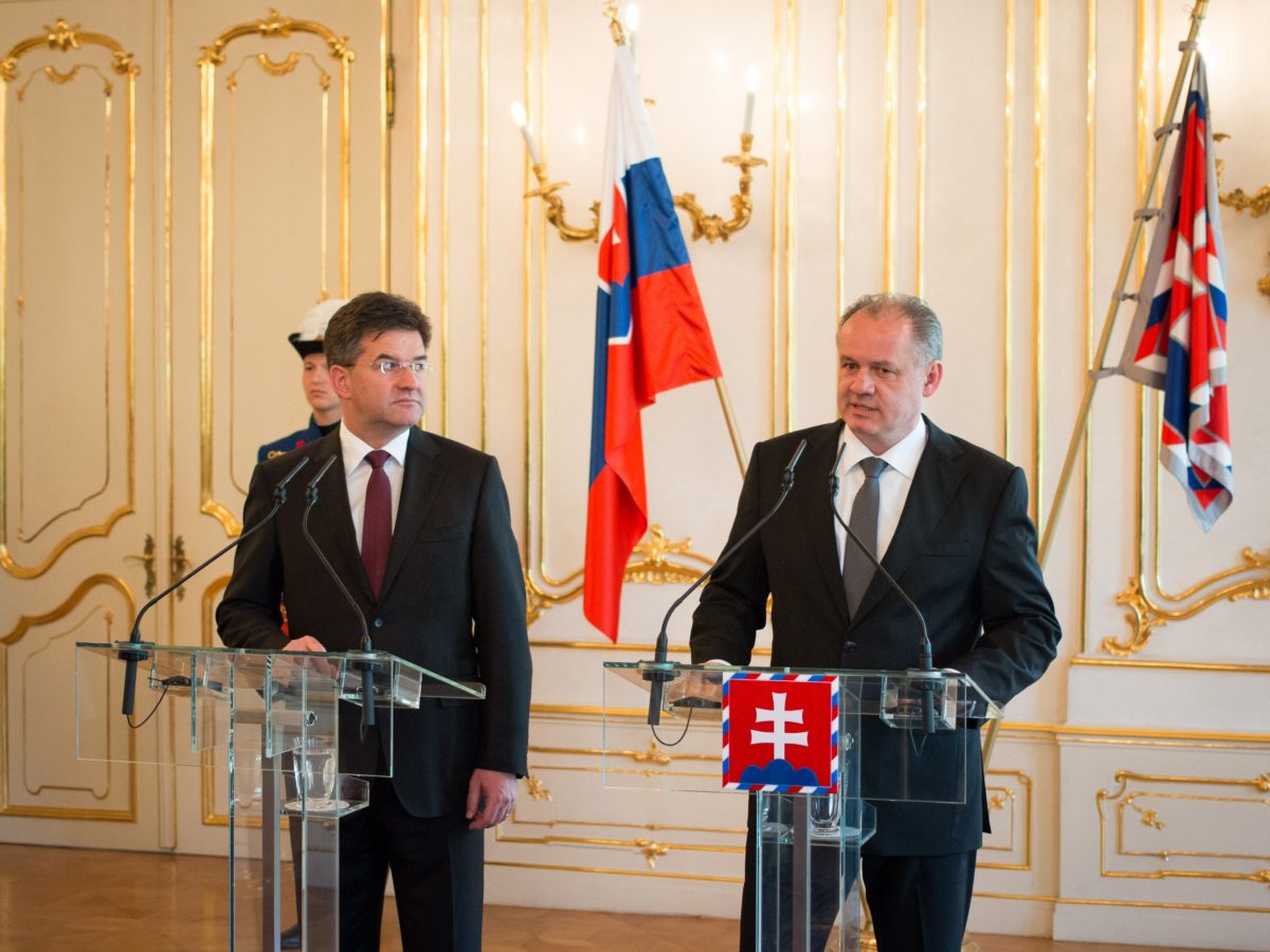 Andrej Kiska, Miroslav Lajčák