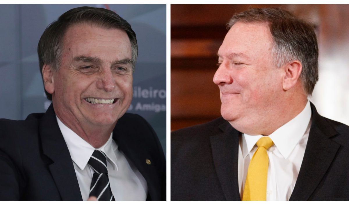 Jair Bolsonaro, Mike Pompeo