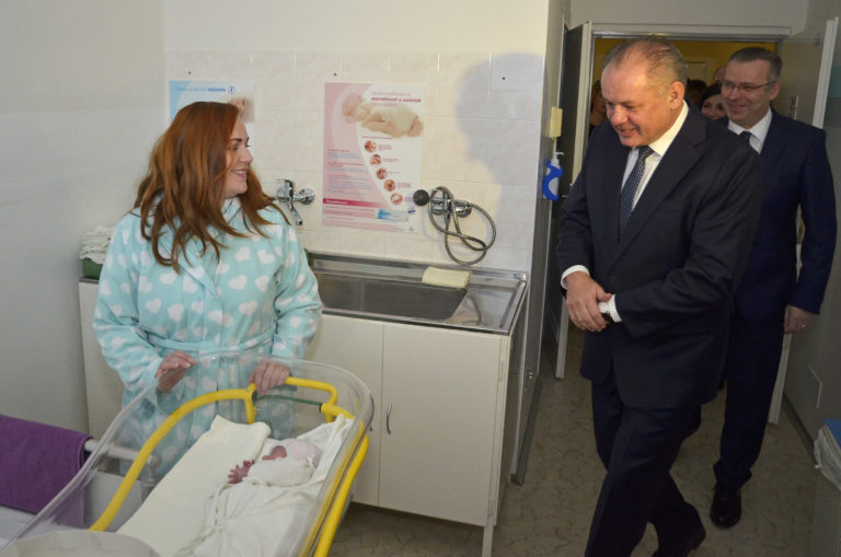 Prezident Andrej Kiska: Vianočná návšteva nemocnice