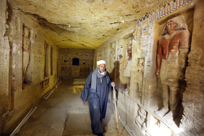 Objavenie hrobky, Egypt