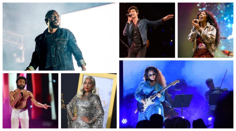Grammy awards, Kendrick Lamar, Shawn Mendes, SZA, Childish Gambino, Lady Gaga, H.E.R.