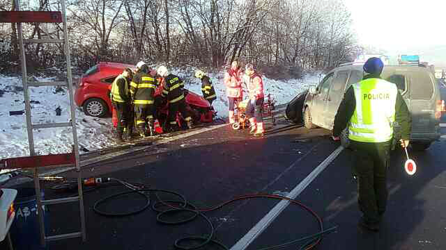 Dopravná nehoda, hasiči