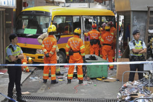 Hong Kong, nehoda autobusu