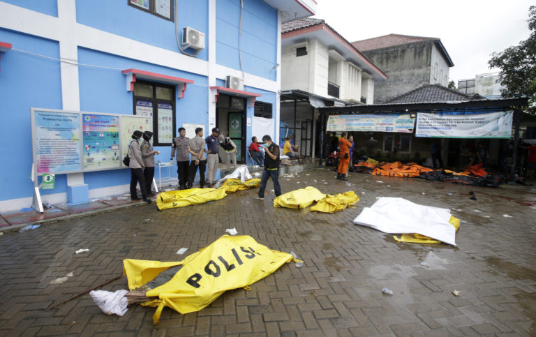Indonézia, výbuch sopky, tsunami, cunami