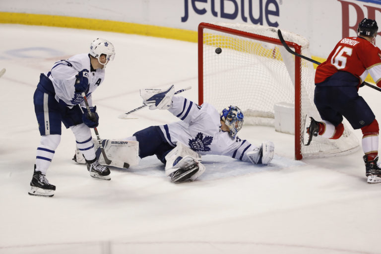 Alexander Barkov, NHL, Frederik Andersen, Florida Panthers, Toronto Maple Leafs