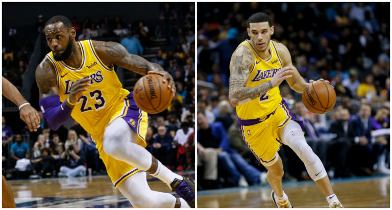 LeBron James, Lonzo Ball, NBA