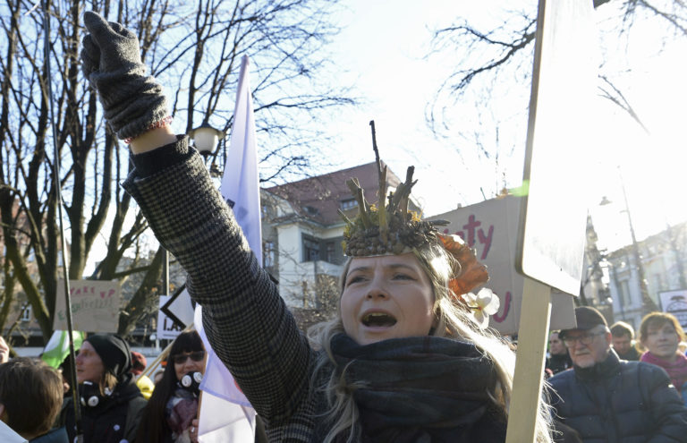 protest v Poľsku