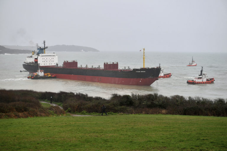 ruská loď, Cornwall