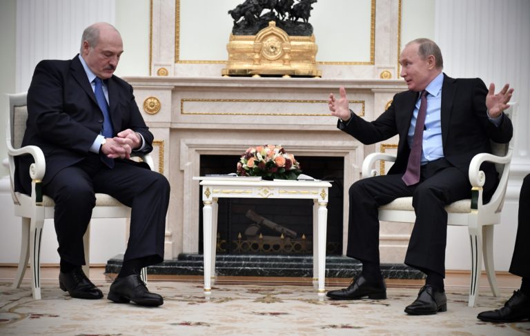Vladimír Putin, Alexander Lukašenko