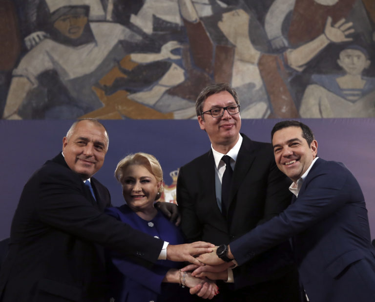 Boyko Borisov, Viorica Dancila, Aleksandar Vučič, Alexis Tsipras