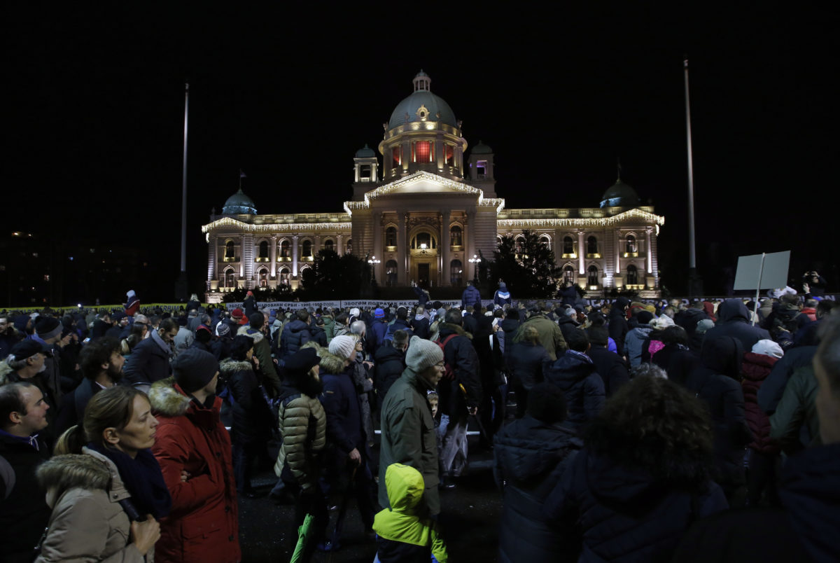 protest, Srbsko