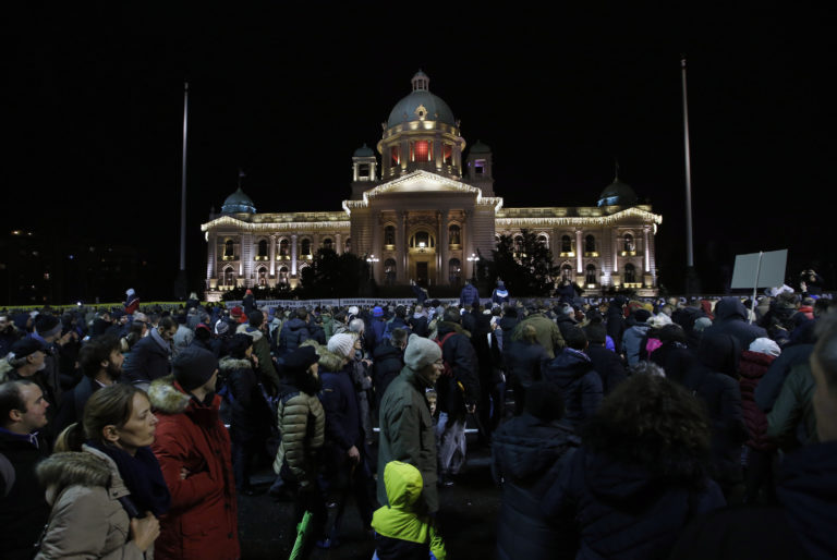 protest, Srbsko