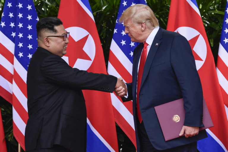 Kim Čong-un, Donald Trump