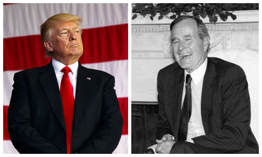 Donald Trump, George H. W. Bush