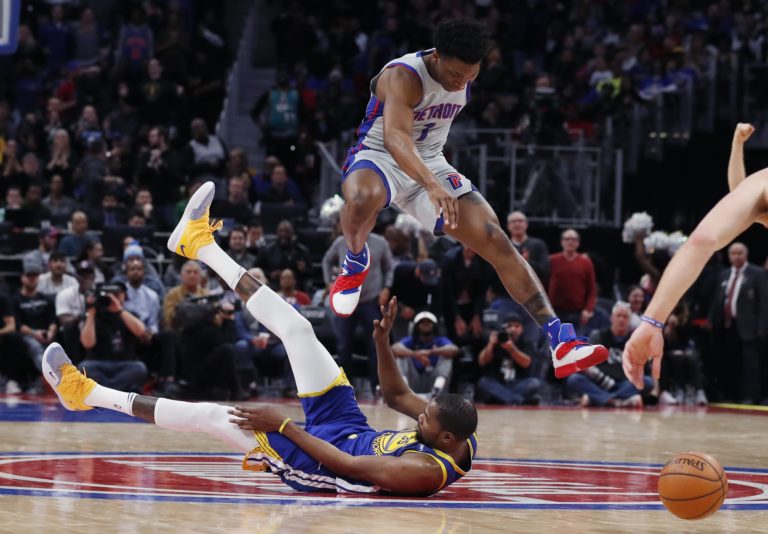Kevin Durant, Stanley Johnson, NBA, Detroit Pistons, Golden State Warriors