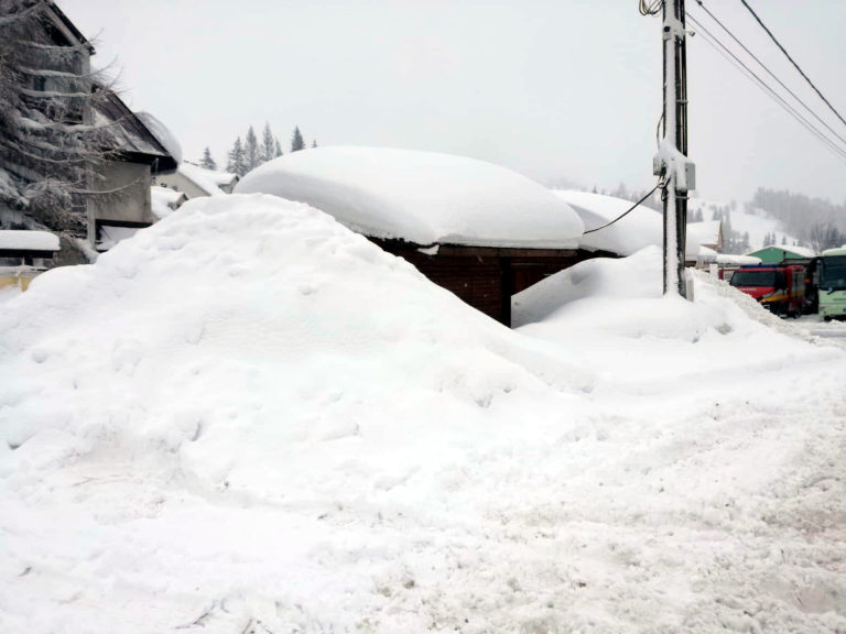 snehová kalamita, sever Slovenska, hasiči