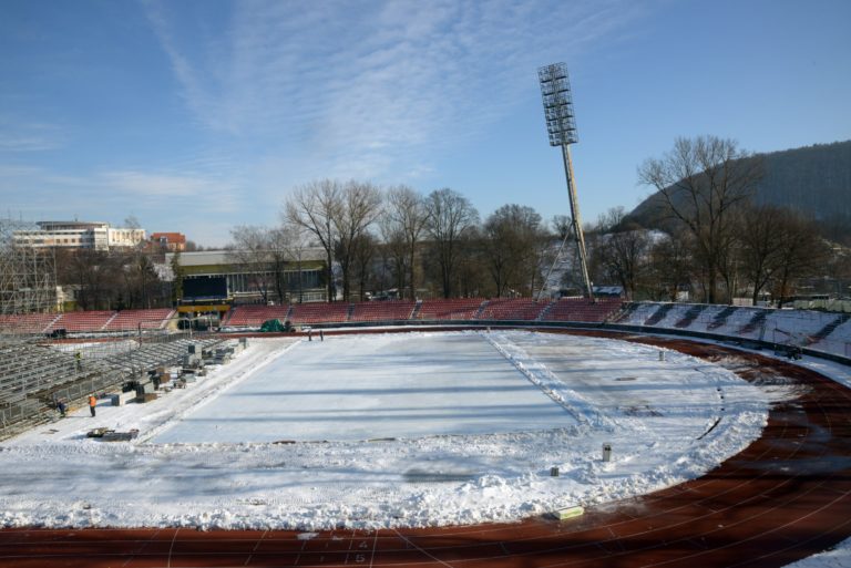 Prípravy na Kaufland Winter Classic 2019