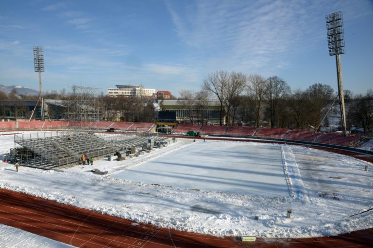 Prípravy na Kaufland Winter Classic 2019