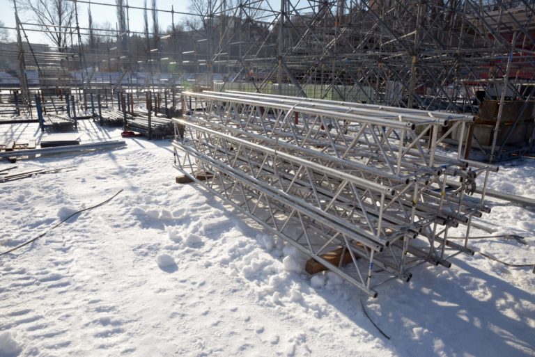 Prípravy na Kaufland Winter Classic 2019