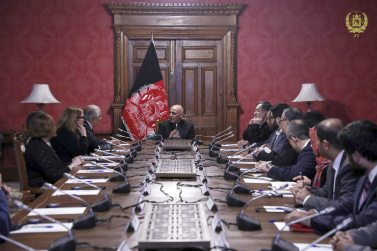 Ashraf Ghani, Zalmay Khalilzad