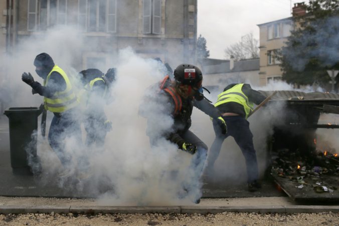 Protesty "žltých viest", Francúzsko