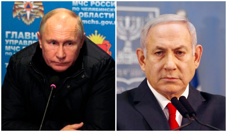 Vladimir Putin, Benjamin Netanjahu