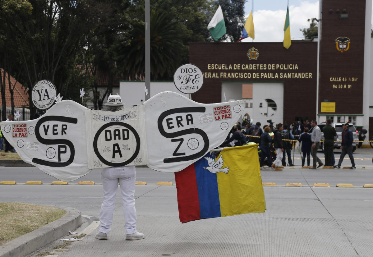 Bogota, útok