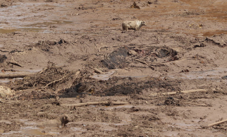 pretrhnutá priehrada, Minas Gerais, Brazília