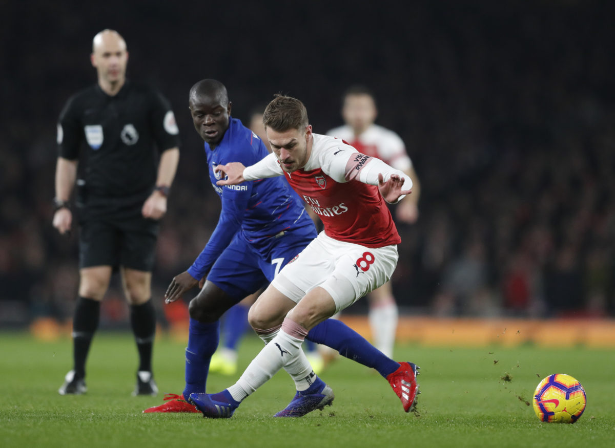 Aaron Ramsey, N'Golo Kantech, Arsenal, Chelsea