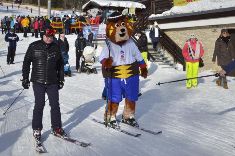 Krst maskota MS v hokeji 2019