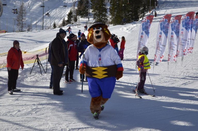 Krst maskota MS v hokeji 2019
