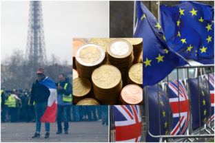 Euro, protest, brexit