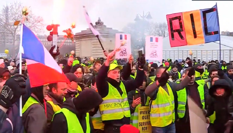 Žlté vesty, Francúzsko, protest