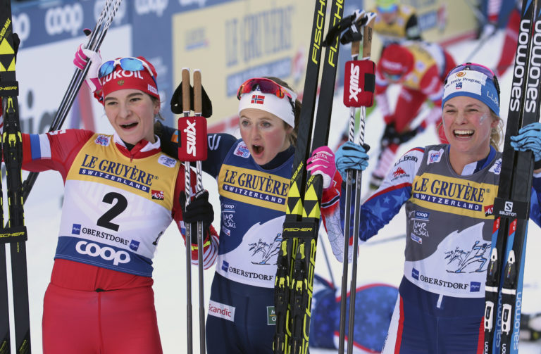 Ingvild Flugstad Östbergová, Natalia Nepriajevová, Jessica Digginsová