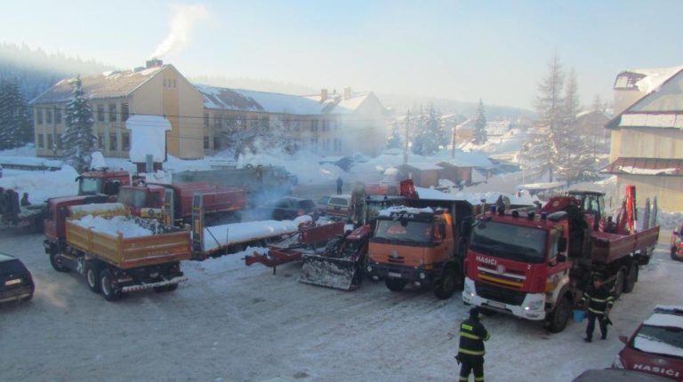 Hasiči, Orava, snehová kalamita