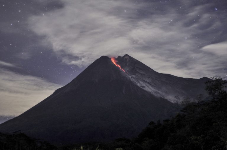 sopka Merapi