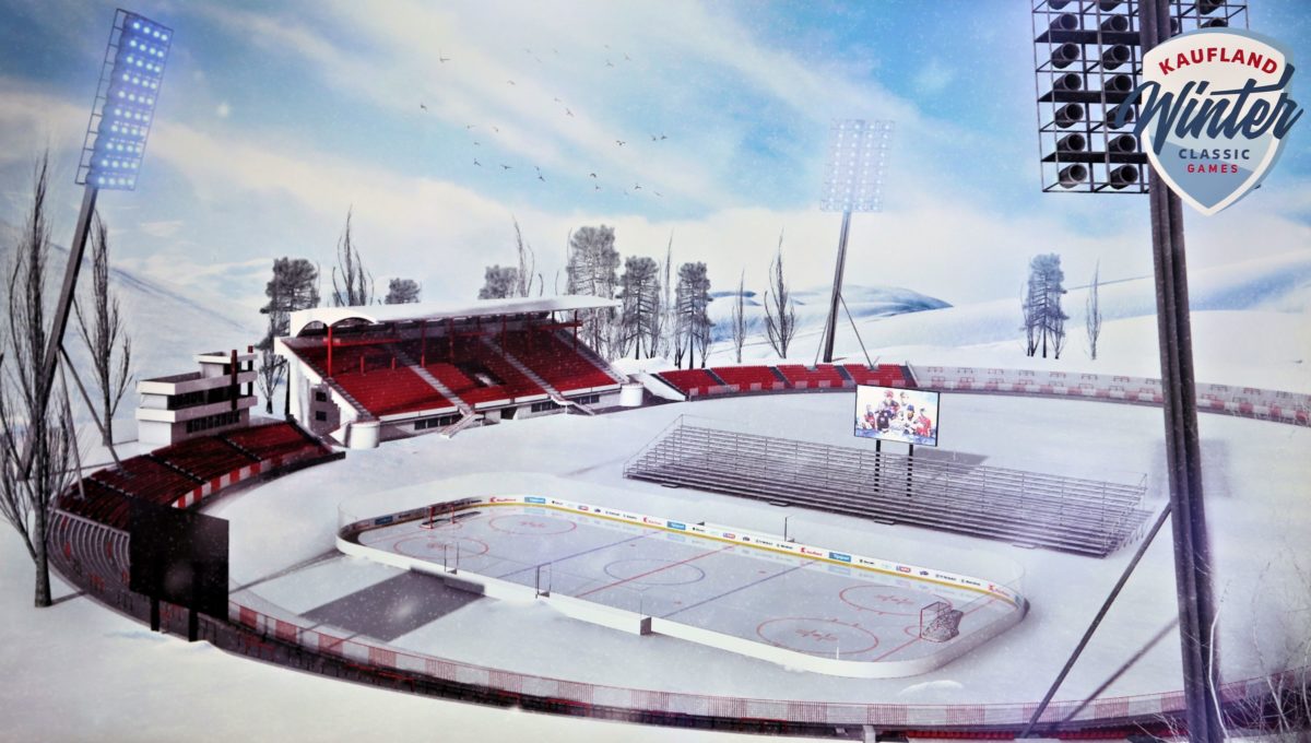 HOKEJ: Prípravy pred Kaufland Winter Classic Games