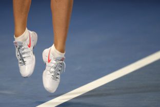Ruská tenistka Maria Šarapovová počas zápasu 3. kola Australian Open 2019, v ktorom zdolala Dánku Caroline Wozniacku 6:4, 4:6, 6:3. Melbourne, 18. január 2019.