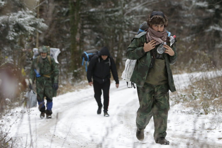 Plješivica, migranti