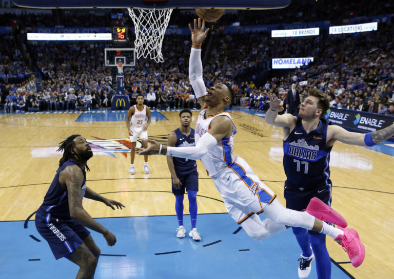 Russell Westbrook, DeAndre Jordan, Luka Docic