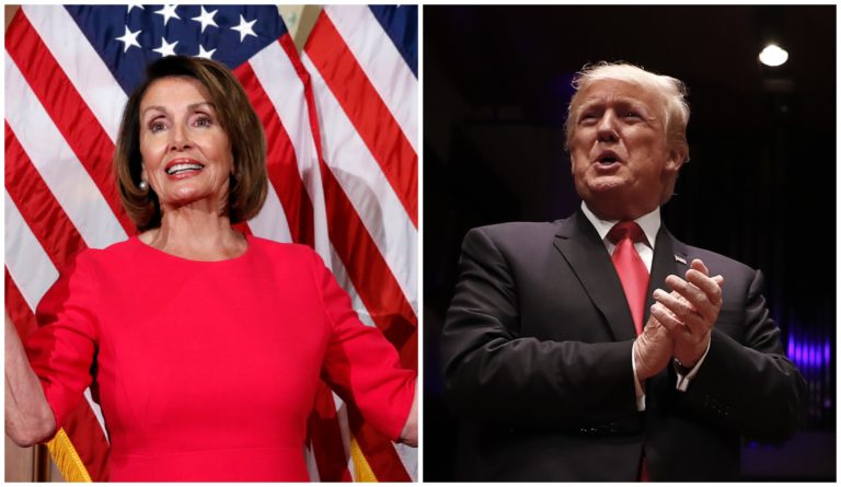 Nancy Pelosi, Donald Trump