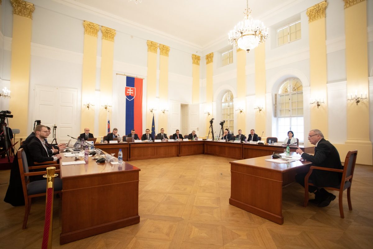 Peter Kresák, vypočutie kandidátov na sudcov Ústavného súdu SR